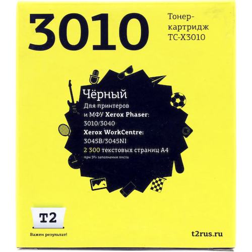 Картридж черный (или контейнер с черными чернилами) T2 TC-X3010