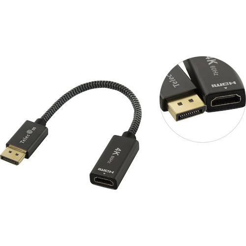Переходник DisplayPort -> HDMI Telecom TA560 0.1 м.