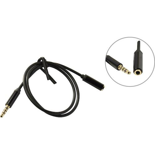 Кабель удлинительный 4-pin Jack 3.5 Telecom TAV7179M-0.5M 0.5 м.