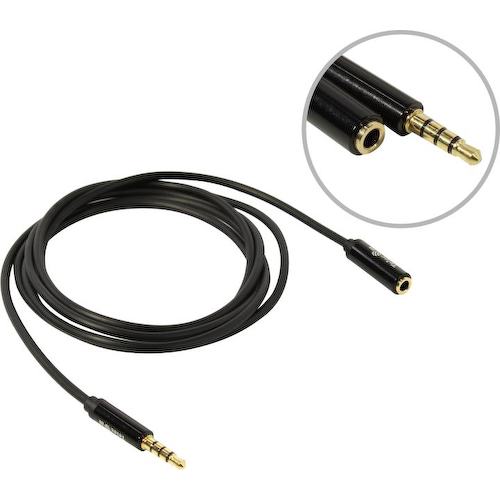 Кабель удлинительный 4-pin Jack 3.5 Telecom TAV7179M-1.5M 1.5 м.