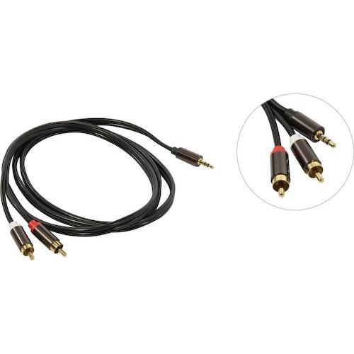 Кабель-переходник Jack 3.5 -> 2xRCA Telecom TAV7183M-1.5M 1.5 м.
