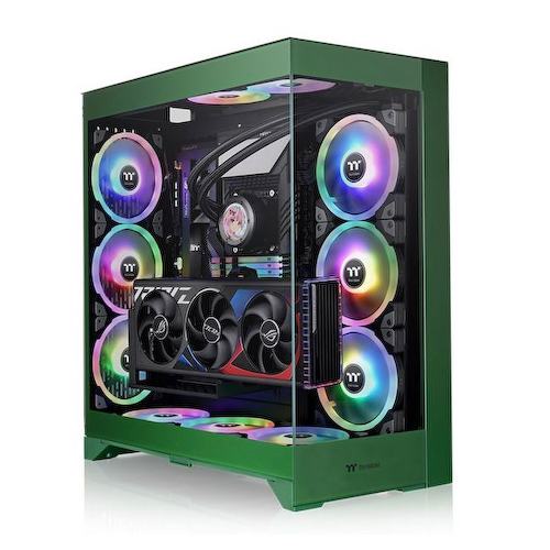 Miditower Thermaltake <CA-1Y3-00MCWN-01> CTE E600MX Racing Green Edition E-ATX без БП, с окном
