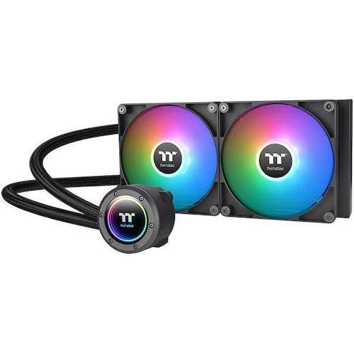 (CL-W375-PL14SW-A) Система водяного охлаждения Thermaltake TH280 V2 ARGB Soc-AM5/AM4/1151/1200/1700 черный 4-pin 34.7dB