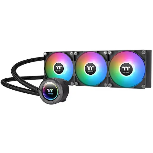 (CL-W362-PL12SW-A) Система водяного охлаждения Thermaltake TH360 V2 ARGB Soc-AM5/AM4/1151/1200/1700 черный 4-pin 25.8dB