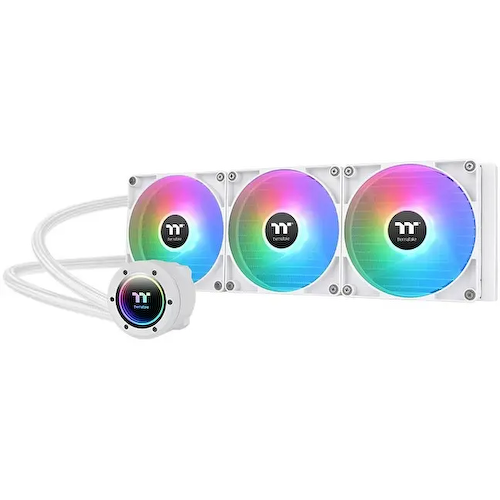 СВО CL-W378-PL14SW-A Thermaltake TH420 V2 Snow ARGB Soc-AM5/AM4/1151/1200/1700 белый 4-pin 34.7dB Al+Cu Ret (CL-W378-PL