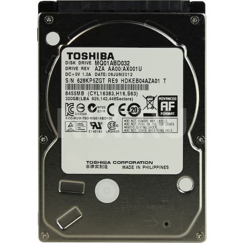 Жесткий диск 2.5" Toshiba 320 Гб MQ01ABD032 SATA-II
