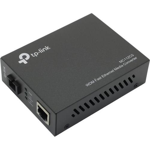 TP-LINK <MC112CS> Медиаконвертер (1 x 100 Мбит/с, 1 порт 100Base-FX)