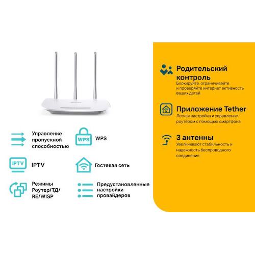Роутер WiFi TP-LINK N300 TL-WR845N