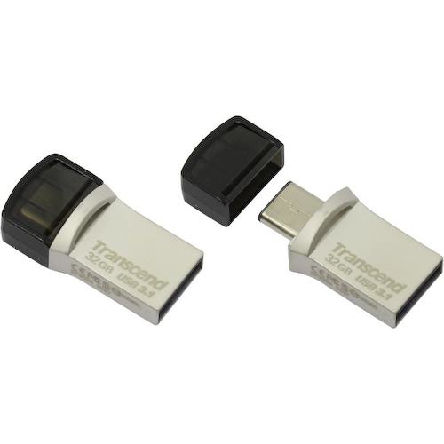 Флешка Transcend JetFlash 890S TS32GJF890S USB/USB-C OTG 32 ГБ