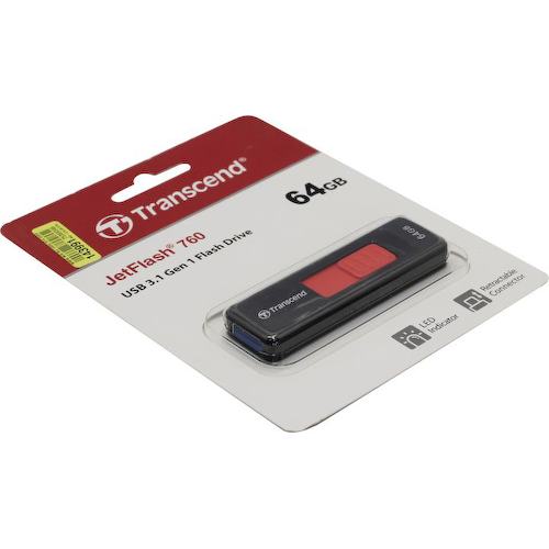 Флешка Transcend JetFlash 760 TS64GJF760 USB 64 ГБ Пароль