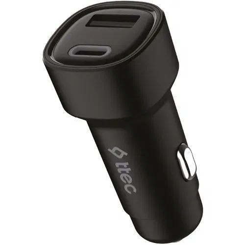 Зарядка USB-устройств от "прикуривателя" автомобиля TTEC SmartCharger Duo 3.1A Car Charger Lightning+USB-C