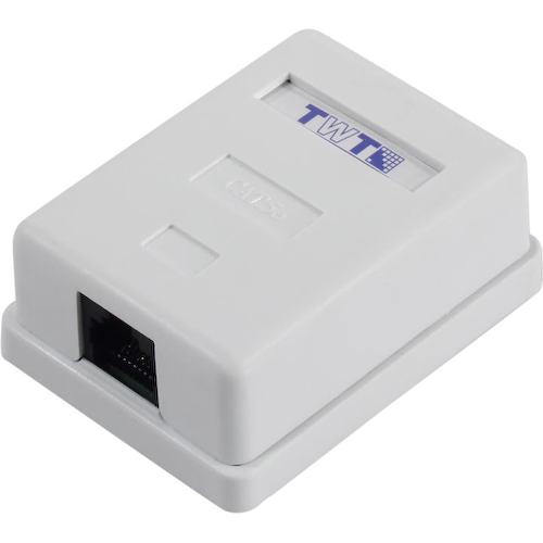 Розетка внешняя RJ-45 TWT TWT-SM1-45-WH