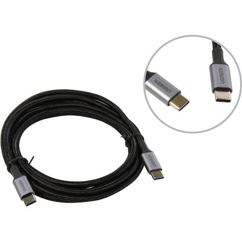 Ugreen US316 кабель в оплетке 2 м. USB 2.0 type C <-> type C