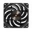 Вентилятор Valkyrie X12 ARGB Black / 120mm, ARGB 5V 3pin, PWM 12V 4pin, 800-2150RPM, 80CFM, 29dBA / HW X12E, вид спереди