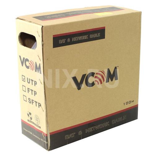 Кабель UTP VCOM VNC1020 Омедненный алюминий (CCA) 100 метров