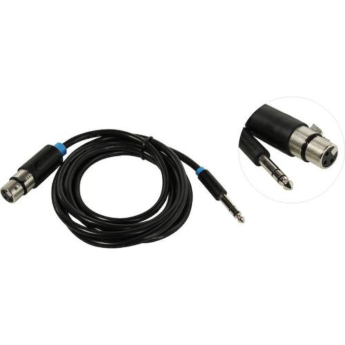 Кабель-переходник Jack 6.3 -> XLR Vention BBEBH 2 м.