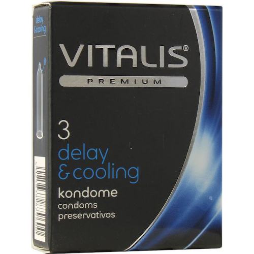 Презервативы VITALIS Premium delay&cooling 3 шт.