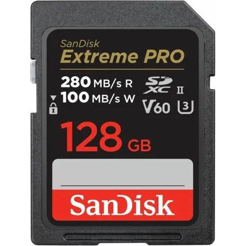 Карта памяти 128Gb SD SanDisk Extreme Pro (SDSDXEP-128G-GN4IN): SDSDXEP-128G-GN4IN