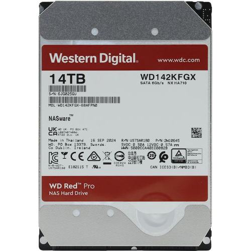 Жесткий диск 3.5" Western Digital Red Pro 14 Тб WD142KFGX SATA 6Gb/s (SATA-III)