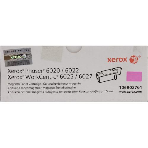 Картридж цветной (или контейнер с цветными чернилами) Xerox 106R02761 (пурпурный)