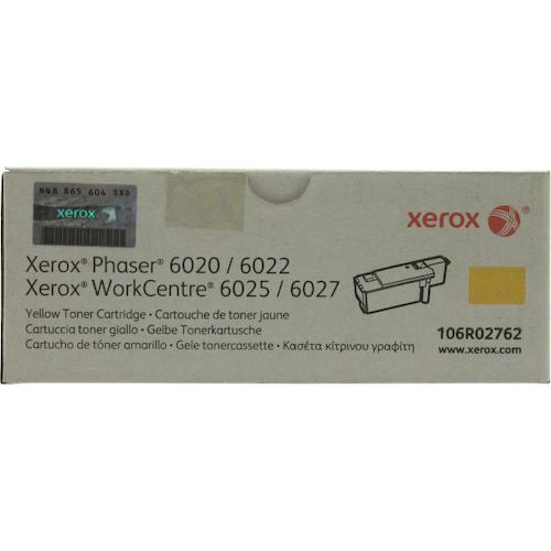 Картридж цветной (или контейнер с цветными чернилами) Xerox 106R02762 (желтый)