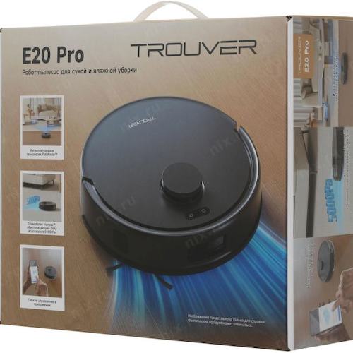 RLE12SA Пылесос-робот Trouver E20 Pro 75Вт черный