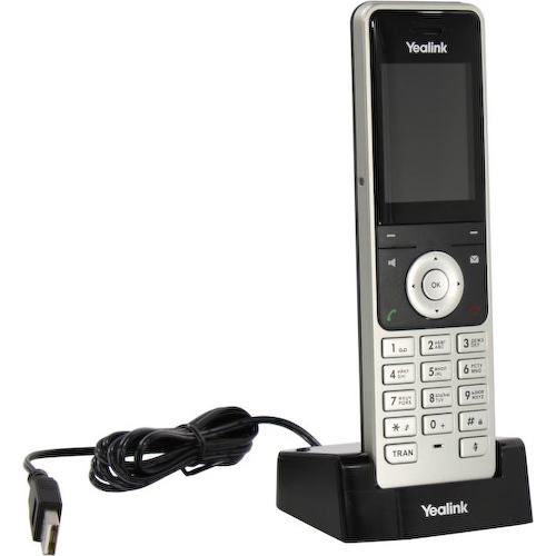 Дополнительная трубка Только DECT YEALINK W56H Серебристый