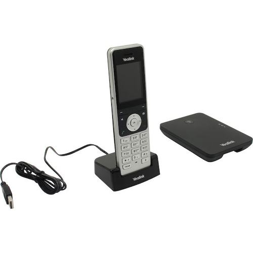 Беспроводной VoIP телефон Только DECT YEALINK W76P Черный