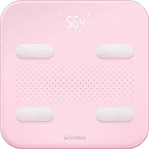 Весы напольные S SMART PINK M1805GL_PINK YUNMAI