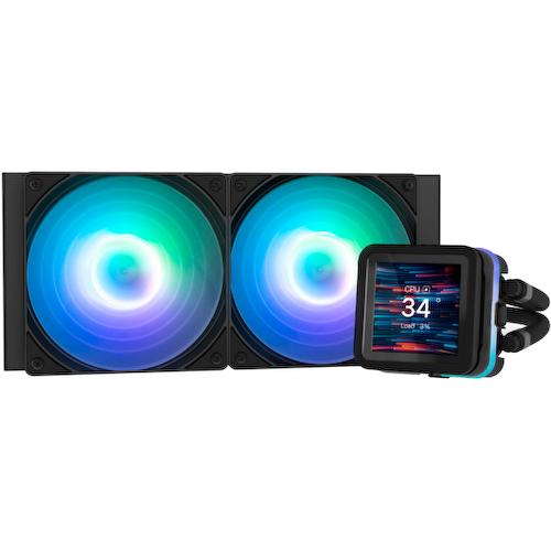Водяное охлаждение ZALMAN ALPHA2 DS A24 Black (ALPHA2 A24 DS BLACK)