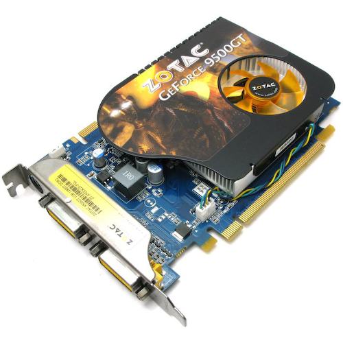 Видеокарта Zotac GeForce<sup>®</sup> 9500 GT GeForce<sup>®</sup> 9500 GT 1 Гб DDR2
